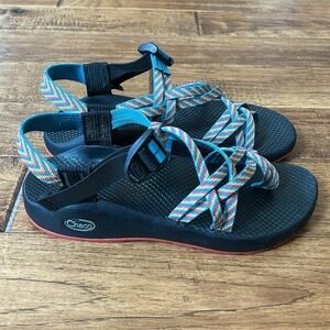 Chaco ZX/2 Dual Adjustable Straps Classic Sandals Rainbow Multi Womens Size 8